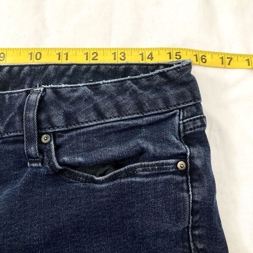 Gap 1969 Jeans Perfect Boot Indigo Blue Dark Mid 30 R 31 x 31 Womens Hippie Boho - Picture 7 of 14
